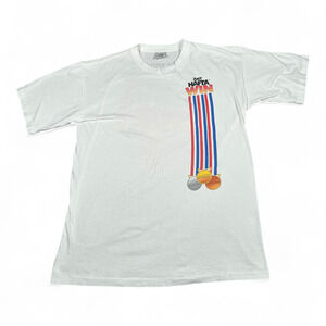 Vintage Gold Medal Shirt Adult LARGE White Coed Sportswear Sports Win USA 90s